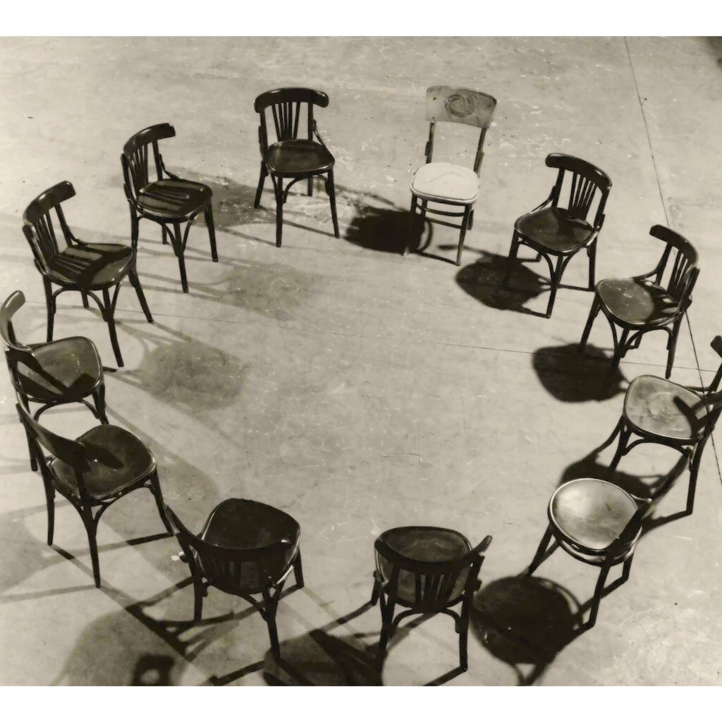 cercle de chaises